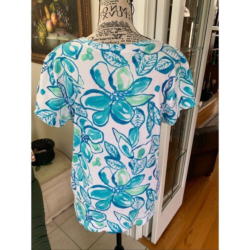 Fresh Produce Tahitian Flower Embrace Me Floral White Tee - Picture 5 of 9